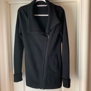 Athleta Sweater Coat!  Black. Like new!